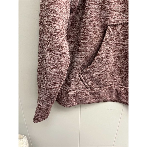 Under Armour Hoddie‎ Loose Mens Large Red Long Sleeves Pullover Logo Medium - Picture 3 of 9